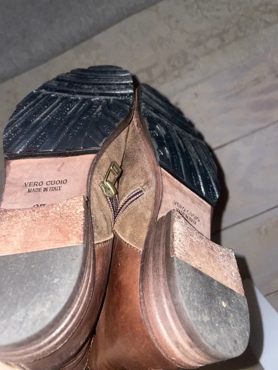 Free People Rare Black Forest Over the Knee-High Boot in Marrone Brown - Picture 5 of 10